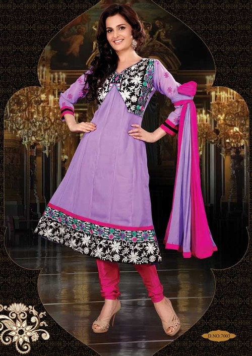 जॉर्जेट अनारकली सलवार सूट