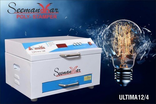 Orange & Off White Nylon Stamp Making Machine