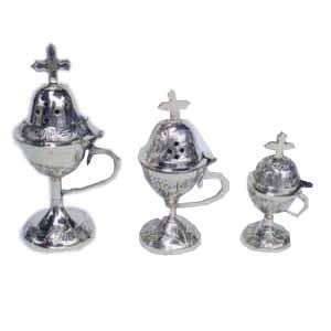 सिल्वर क्रॉस इंसेन्स स्टैंड