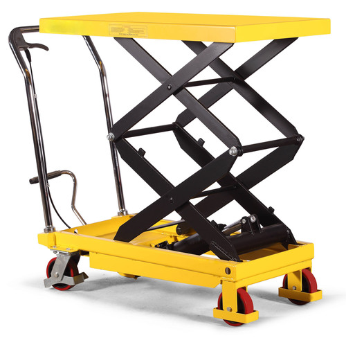 Manual Scissor Lift - Steel MS, Load Capacity 500kg-2 Tons | Low Maintenance, Impeccable Design, High Performance, Noise-Free Operation