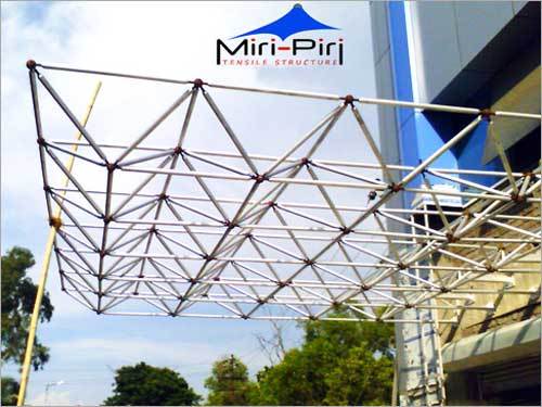 Silver Temporary Roof Structure 
