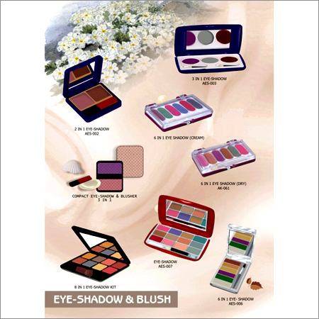 आई शैडो और ब्लश