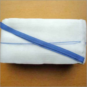 Non Sterile Abdominal Sponge - 100% Cotton Material, Rectangle Shape, White Color | Soft, Comfortable, Highly Absorbent, Disposable