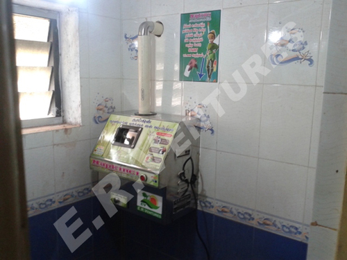 Silver And Green Automatic Electrical Sanitary Napkin Incinerator