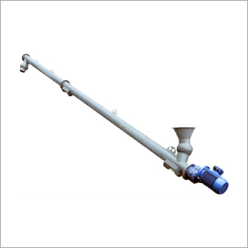 Cement Screw Conveyor - 10 cft / 7 eft Capacity, 3 HP Siemens Motor - Heavy Duty MS Pipe, 5 mm Thickness, Sturdy Gear, Manganese Plate