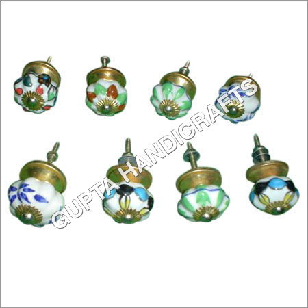 चित्रित सिरेमिक दरवाजा Knobs