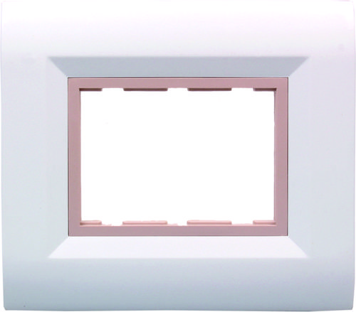 3 मॉड्यूल लकड़ी कवर प्लेट