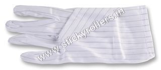 Esd Polyester Gloves With Conductive Ribbon Application: Industrial
