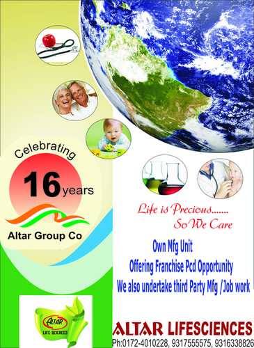 Pharmaceutical Marketing Franchise - World Class Packaging Solutions, New DCGI Approved Molecules for Competitive Success