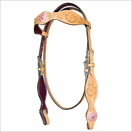 वेस्टर्न लेदर हेडस्टॉल