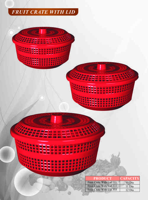 Fruit Crate with LID