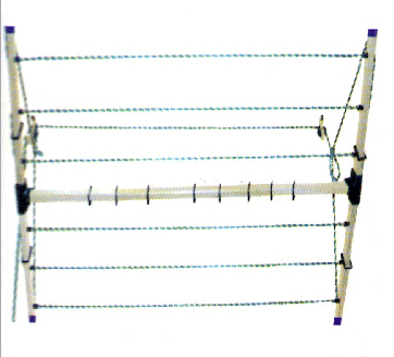 इस्पात कपड़े सुखाने का स्टैंड