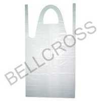 सफेद प्लास्टिक एप्रन