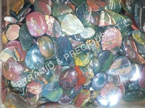 Same As Picture Blood Stone Cab Mix Gemstone