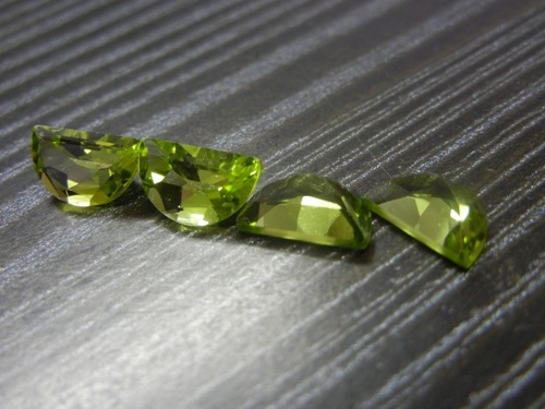 Same As Picture Peridot Half Moon Shape Gemstone
