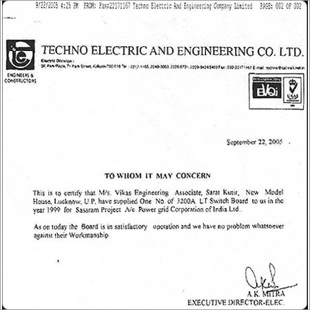 Certificates