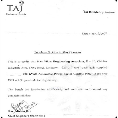 Certificates