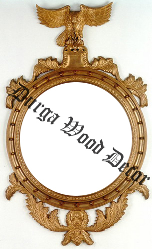 Wood Handcrafted Designer Mirror Frame