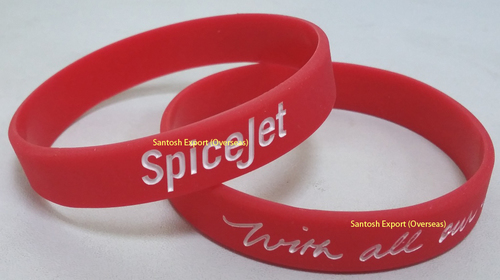 Debossed Silicone Wristband Application: Promotions