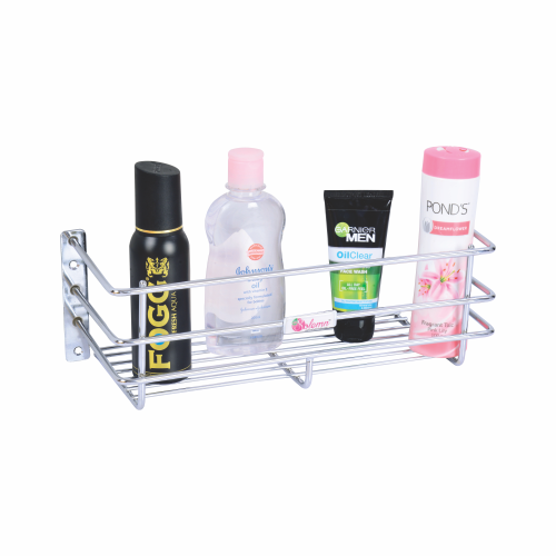 Stainless Steel Perfume Rack - 12x6 Inches | Glossy Finish, Modern Design, 7-Year Warranty