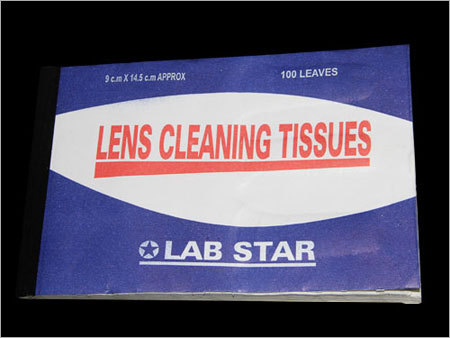 लेन्स क्लीनिंग टिश्यू पेपर
