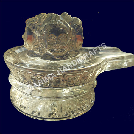 हस्तनिर्मित क्रिस्टल शिवलिंग