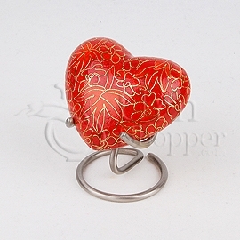 लाल एटियेन शरद ऋतु के पत्ते