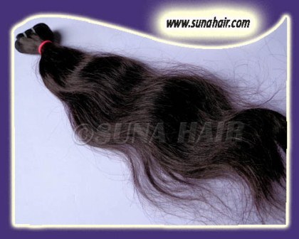 प्राकृतिक कच्चे मशीन से बने विदारक टेढ़े बाल