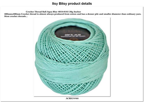 Crochet thread ball