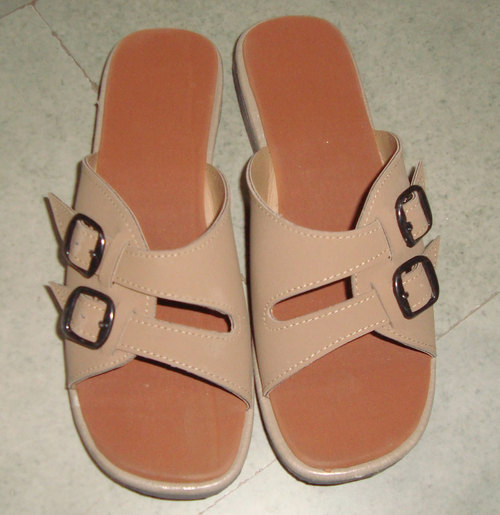 Brown And Cream Slipper