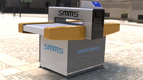 Textile Metal Detector - Compact Design with Digital Touch Control System | Effortless Detection of Metallic Fragments in Textiles