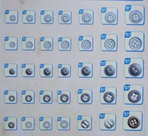 स्टाइलिश धातु बटन