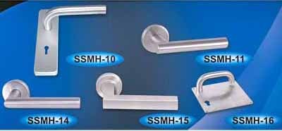 स्टेनलेस स्टील की मोर्टिस हैंडल्स