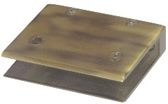 Brass Folding Bracket - 1.5 x 1.5 x 1 Inches | Durable Polished Finish, Corrosion & Abrasion Resistant, Smooth Edges, Screw Mounting for Doors & Windows