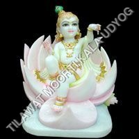 Lotus Bal Krishna Statues