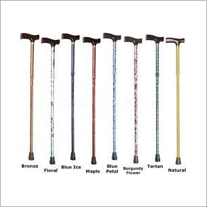 Foldable Walking Stick - Lightweight Aluminum, Adjustable Height and Ergonomic Grip