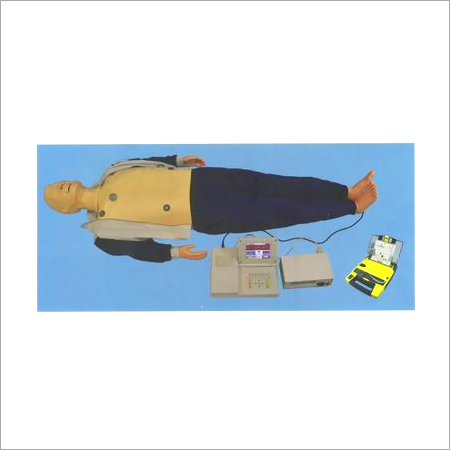 ब्लैक एंड यलो सीपीआर ट्रेनिंग मॉडल