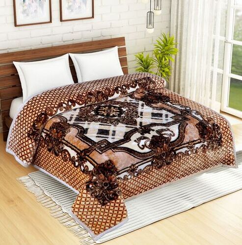 Printed Mink Blankets - 100% Polyester, Full & Queen Size | Colorfastness, Soothing Colors, Warm Feel
