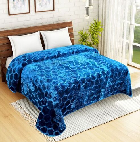 100% Polyester Plain Mink Blankets