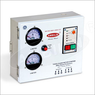 तीन फेज मोटर स्टार्ट किया।