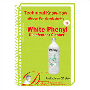 White Disinfectant Fluid बनाने के लिए eReport