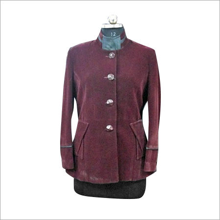 Ladies Velvet Coat