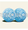 Washing Ball - Plastic Material, 7 cm Diameter, Blue Color | Environmentally Friendly, Water-Saving, Cloth & Skin Safe Cleaning Solution, Pack of 2