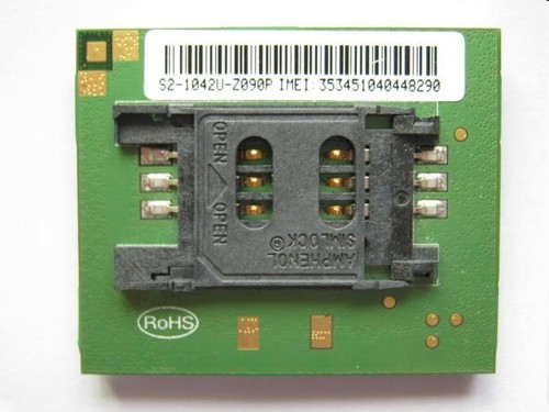 SIM900BE और सिम कार्ड होल्टर के साथ