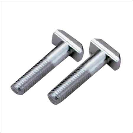 T Head Bolt - High-Strength Steel Alloy, Heat Treated Finish, Corrosion Resistant Quality