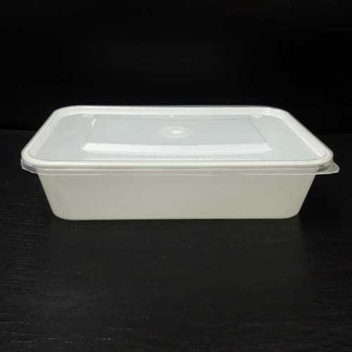 Rectangle Plastic Food Container - Durable Plastic, Multiple Sizes Available, Transparent Design, Airtight Lids for Maximum Freshness and Leak Prevention