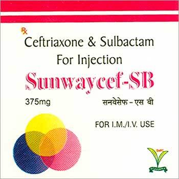 सेफट्रियाज़ोन सल्बैक्टम इंजेक्शन