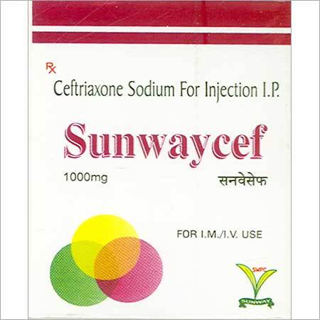 सेफ्ट्रियाक्सोन सोडियम इंजेक्शन 1000 एमजी