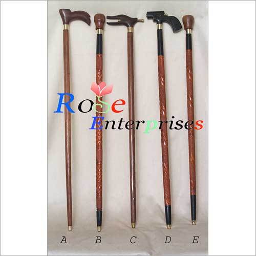 Single Leg Walking Stick - Brass Material | Exceptional Comfort Design, Flawless Finish