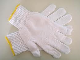 Cotton Knitted Gloves - Soft Cotton Material, Medium Size, Classic Ivory Color | Warm Insulation, Flexible Fit, Durable Design
